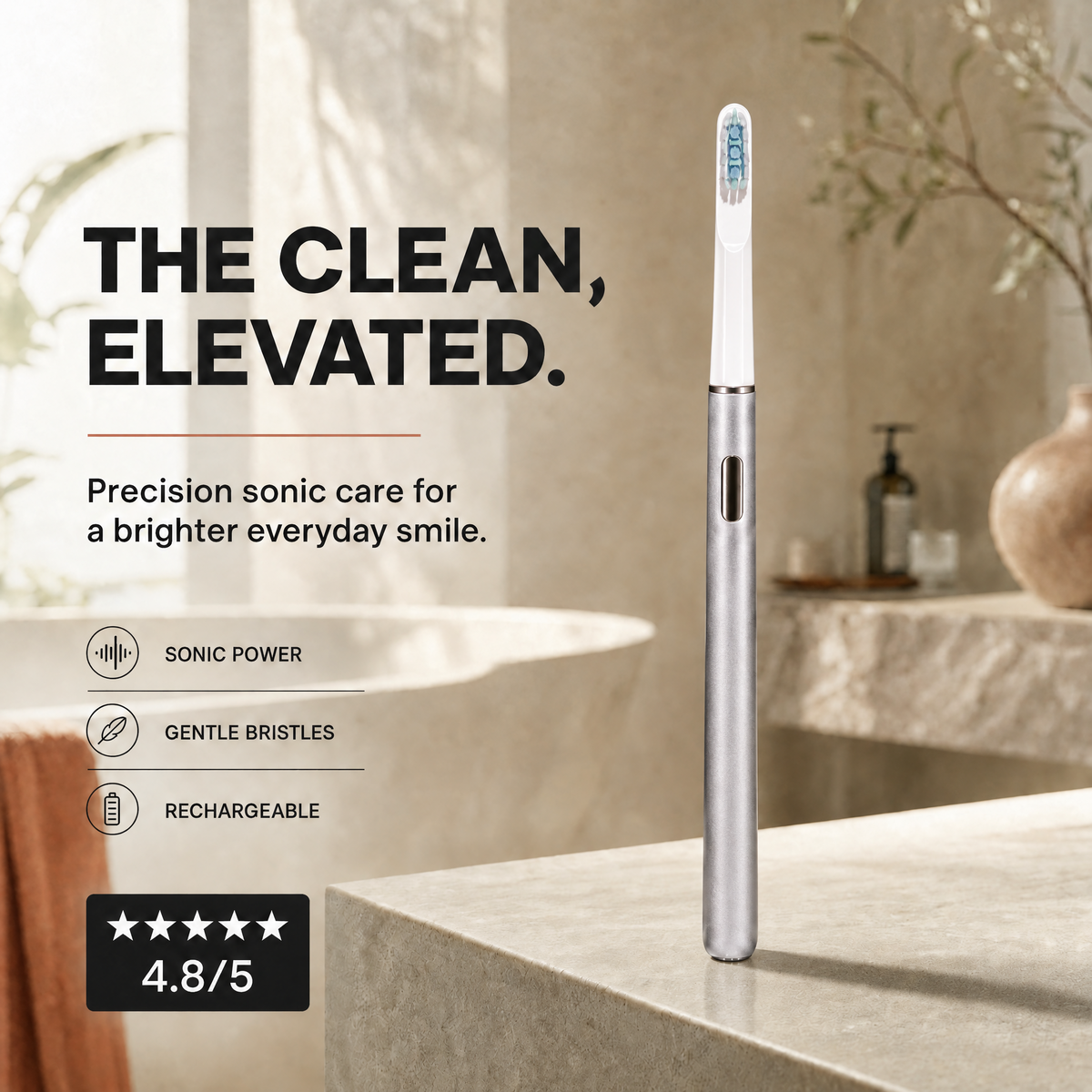 Elvare Sonic Electric Toothbrush